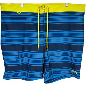 Duluth Trading Co‎ Mens Blue Striped Board Shorts Swim Trunks Size 42